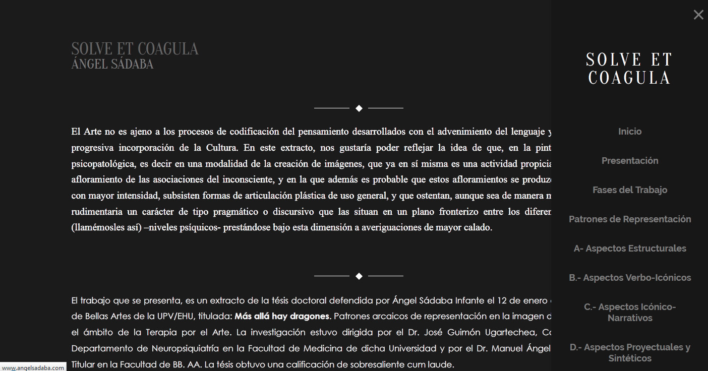 Página web para presentación de tésis